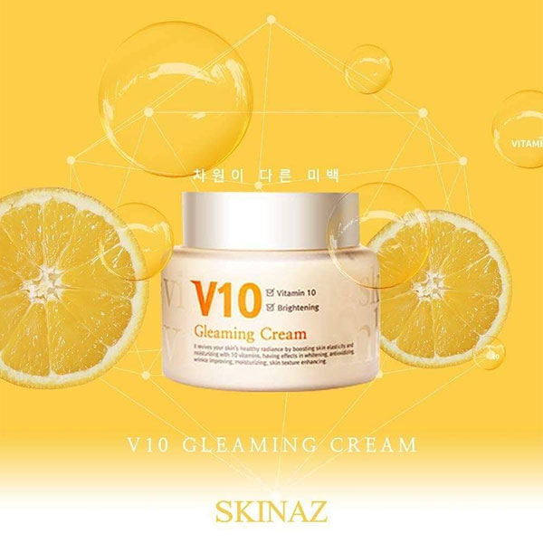 Kem Dưỡng Da Skinaz V10 Gleaming Cream